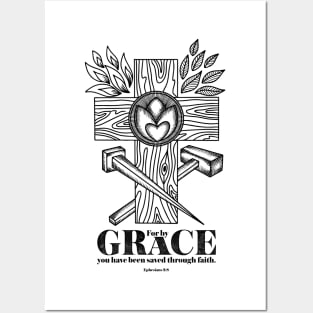 God's Grace Posters and Art